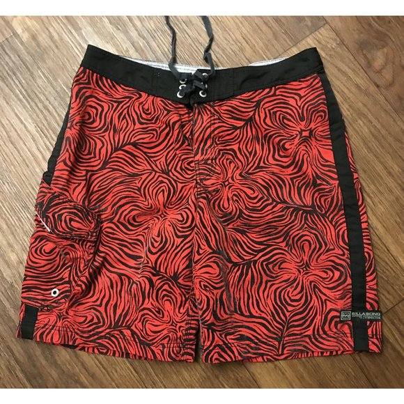 Billabong 73 Supreme Board Shorts Red Series Swim